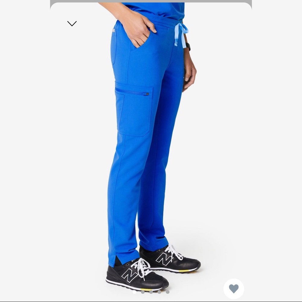 Figs Royal Blue Yola (SP) Skinny Scrub Pants